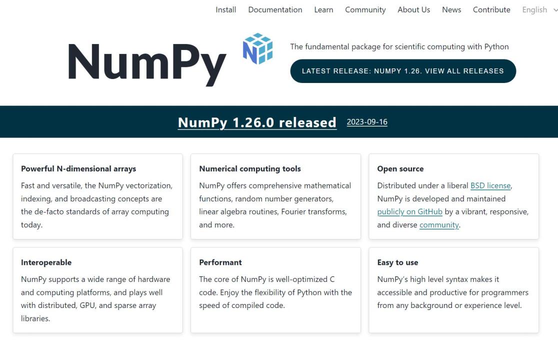 在科学计算领域独领风骚，NumPy书写辉煌传奇